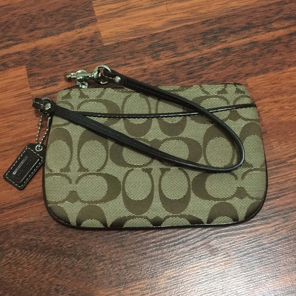 Classic Coach Wristlet